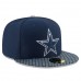 Men's Dallas Cowboys New Era Navy 2017 Sideline Official 59FIFTY Fitted Hat 2695184